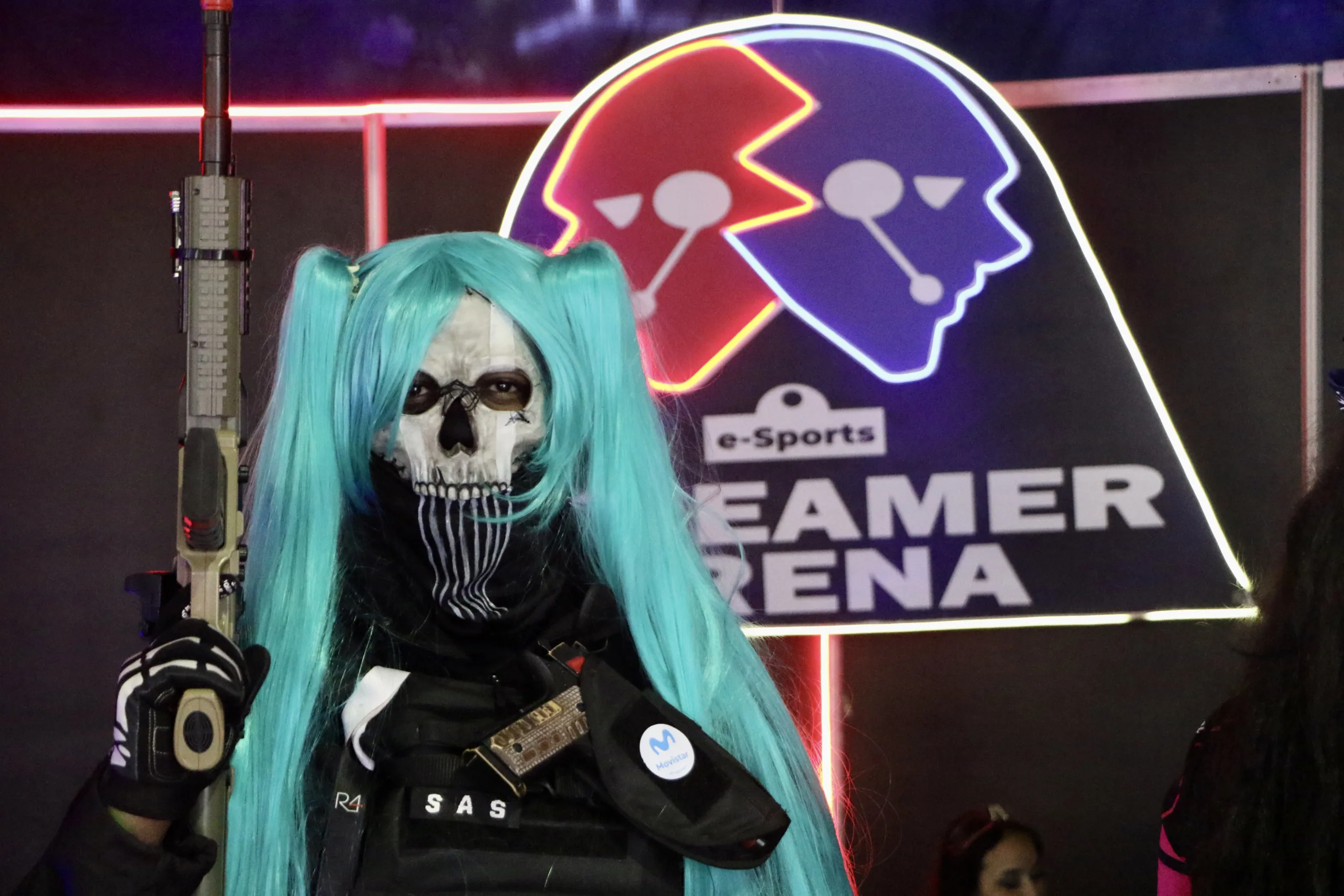 Streamer Arena Brilla en la Fitelven 2025 con su stand Free to Play en el Poliedro de Caracas